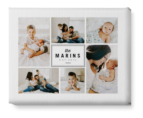 Round We Go Wall Art, No Frame, Single piece, Canvas, 8x10, White