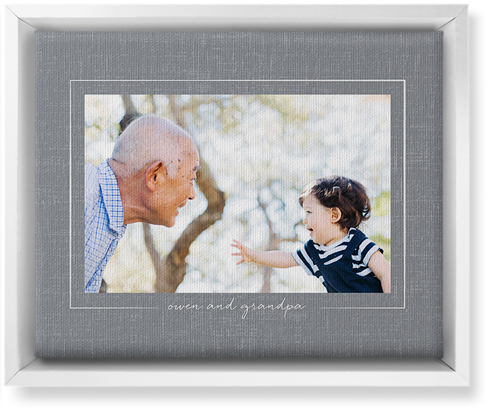 Take Shape Wall Art, White, Single piece, Canvas, 8x10, Gray, slate