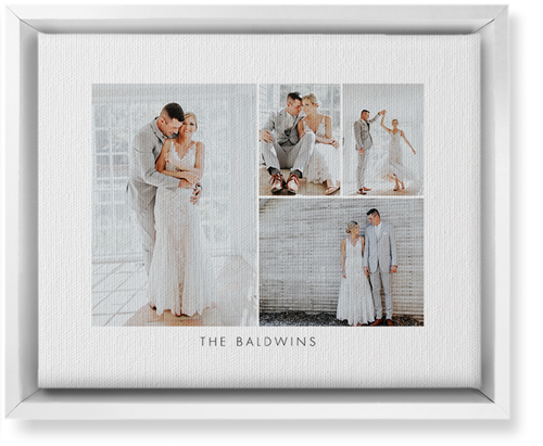 Four Corners Wall Art, White, Single piece, Canvas, 8x10, White, white