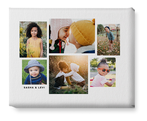 Six Times Wall Art, No Frame, Single piece, Canvas, 8x10, White, white