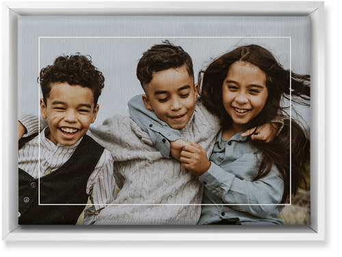 Floating Frame Wall Art, White, Single piece, Canvas, 10x14, White, white