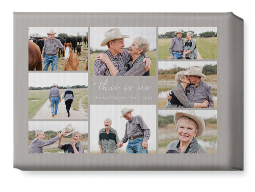 Gallery Around Text Wall Art, No Frame, Single piece, Canvas, 10x14, Multicolor