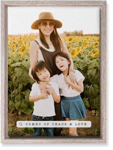 Family Banner Wall Art, Rustic, Single piece, Canvas, 10x14, White, white