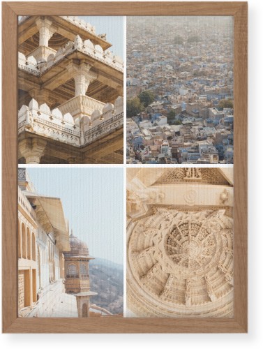 Four Top Wall Art, Natural, Single piece, Canvas, 10x14, Multicolor