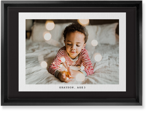 Frame Up Wall Art, Black, Single piece, Canvas, 10x14, Gray, charcoal