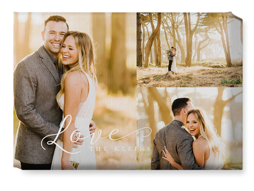 Just Love Trio Wall Art, No Frame, Single piece, Canvas, 10x14, White