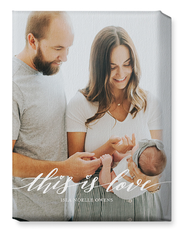 Love Is Portrait Wall Art, No Frame, Single piece, Canvas, 10x14, White