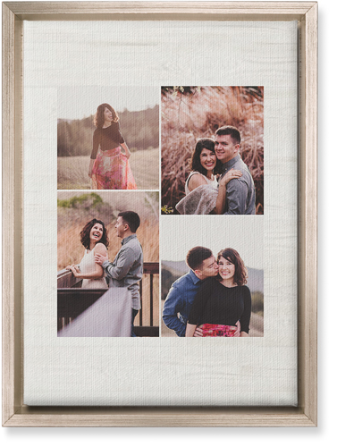 Four Winds Wall Art, Metallic, Single piece, Canvas, 10x14, Beige, wheat