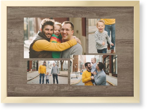 Connect Four Wall Art, Gold, Single piece, Canvas, 10x14, Brown