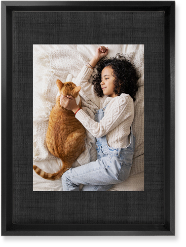 Full Frame One Wall Art, Black, Single piece, Canvas, 10x14, Black, black