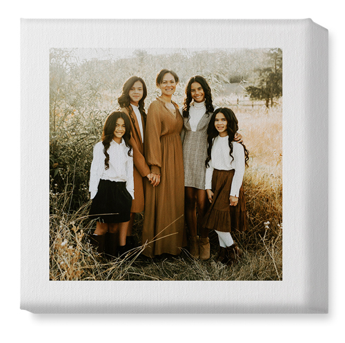 Simple Gallery of One Border Portrait Wall Art, No Frame, Single piece, Canvas, 12x12, Multicolor, multi