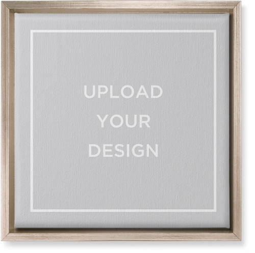 Upload Your Own Design Landscape Wall Art, Metallic, Single piece, Canvas, 12x12, Multicolor