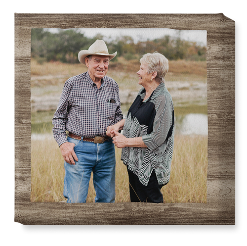 Countryside Portrait Wall Art, No Frame, Single piece, Canvas, 12x12, Brown