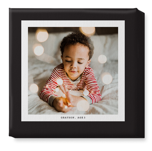 Frame Up Wall Art, No Frame, Single piece, Canvas, 12x12, Gray, charcoal