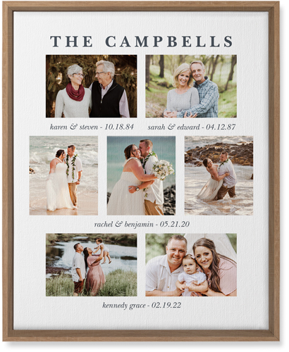 Our Family Roots Wall Art, Natural, Single piece, Canvas, 16x20, Multicolor, multi