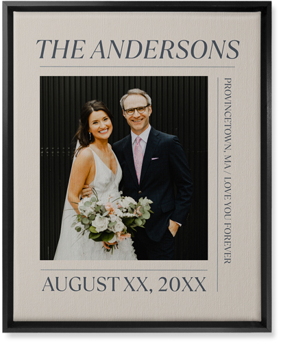 Editorial Snapshot Wall Art, Black, Single piece, Canvas, 16x20, Beige, elderflower