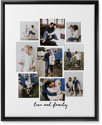 Cloud Nine Wall Art, Black, Single piece, Canvas, 16x20, Multicolor, multi