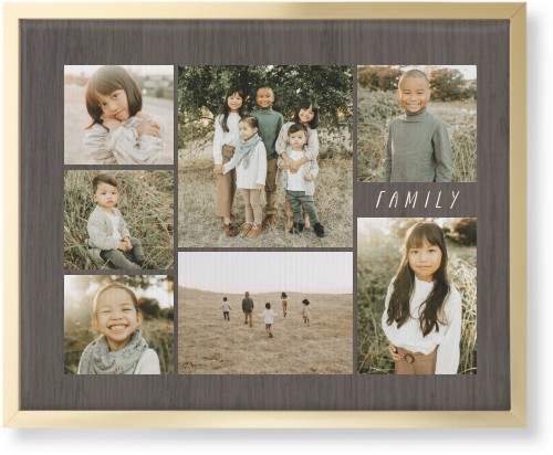 Lucky Seven Wall Art, Gold, Single piece, Canvas, 16x20, Multicolor, multi