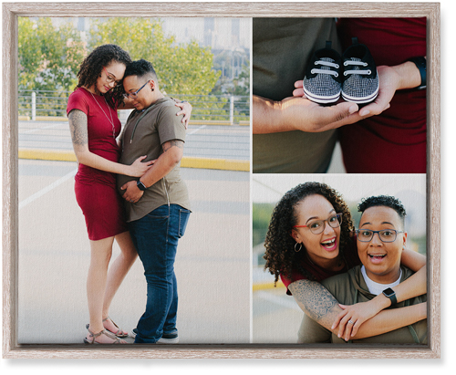 Three Piece Wall Art, Rustic, Single piece, Canvas, 16x20, Multicolor, multi