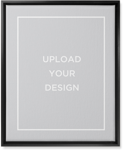 Upload Your Own Design Wall Art, Black, Single piece, Canvas, 16x20, Multicolor