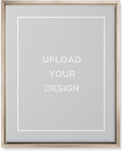 Upload Your Own Design Wall Art, Metallic, Single piece, Canvas, 16x20, Multicolor