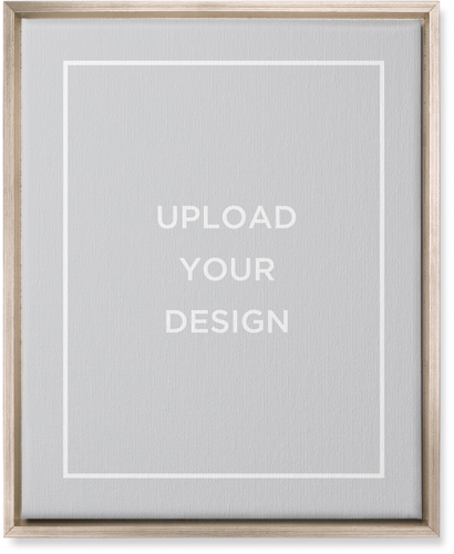 Upload Your Own Design Wall Art, Metallic, Single piece, Canvas, 16x20, Multicolor, multi