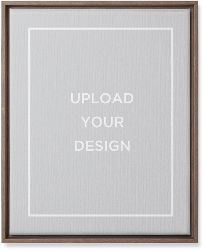 Upload Your Own Design Wall Art, Walnut, Single piece, Canvas, 16x20, Multicolor