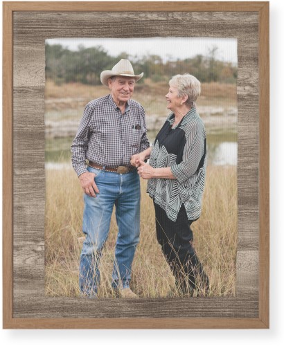 Countryside Portrait Wall Art, Natural, Single piece, Canvas, 16x20, Brown, wood