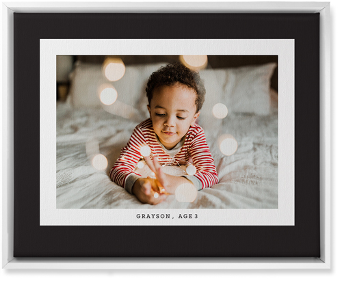 Frame Up Wall Art, White, Single piece, Canvas, 16x20, Gray, charcoal