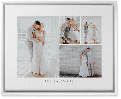 Four Corners Wall Art, White, Single piece, Canvas, 16x20, White, white