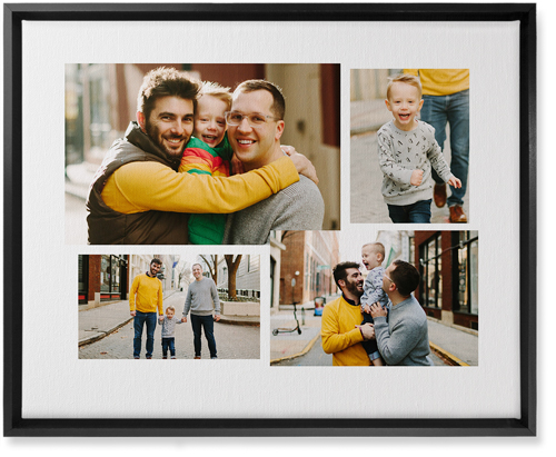 Connect Four Wall Art, Black, Single piece, Canvas, 16x20, White, white