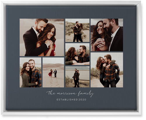 Gray And White Canvas Wall Art