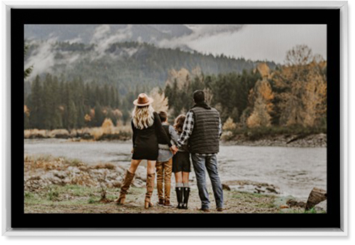 Simple Gallery of One Border Wall Art, White, Single piece, Canvas, 20x30, Multicolor, multi