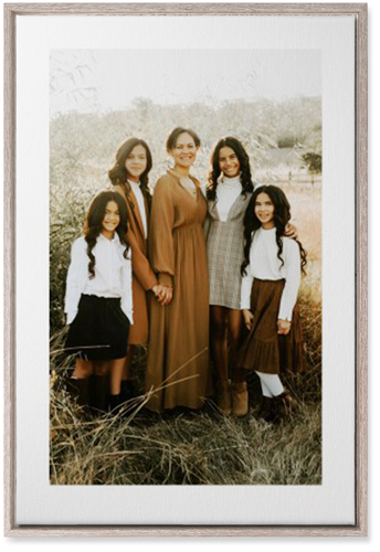 Simple Gallery of One Border Portrait Wall Art, Rustic, Single piece, Canvas, 20x30, Multicolor, multi