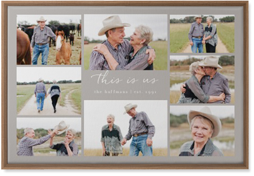 Gallery Around Text Wall Art, Natural, Single piece, Canvas, 20x30, Multicolor, multi