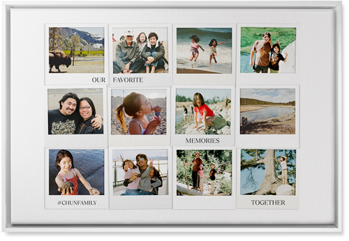 Photo Memories Wall Art, White, Single piece, Canvas, 20x30, White