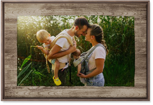 Countryside Wall Art, Walnut, Single piece, Canvas, 20x30, Brown, wood