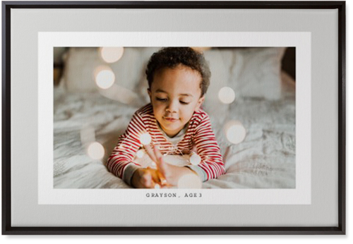 Frame Up Wall Art, Black, Single piece, Canvas, 20x30, Gray