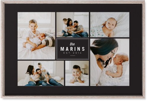 Round We Go Wall Art, Rustic, Single piece, Canvas, 20x30, Gray, charcoal