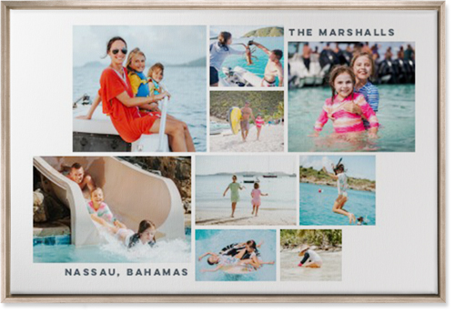 Gallery of Nine Wall Art, Metallic, Single piece, Canvas, 24x36, Multicolor, multi