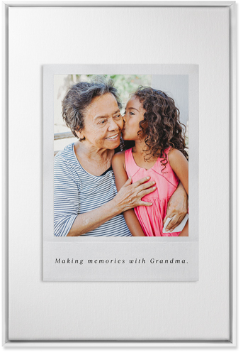 Simple Photo Frame Wall Art, White, Single piece, Canvas, 24x36, White