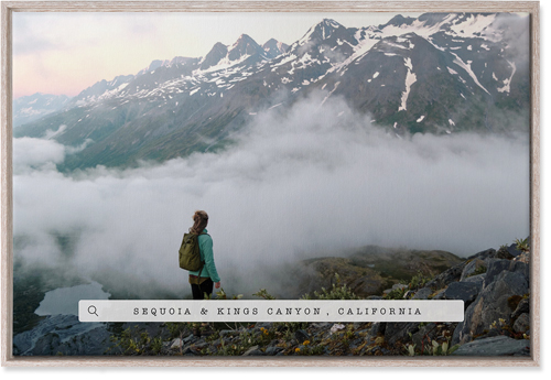 Travel Banner Wall Art, Rustic, Single piece, Canvas, 24x36, White, white