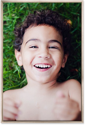 Photo Gallery Portrait Wall Art, Metallic, Single piece, Canvas, 24x36, Multicolor