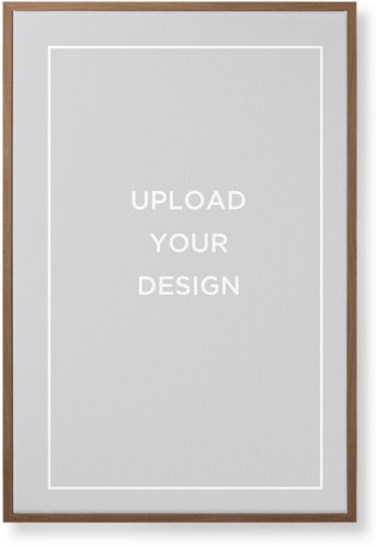 Upload Your Own Design Wall Art, Natural, Single piece, Canvas, 24x36, Multicolor