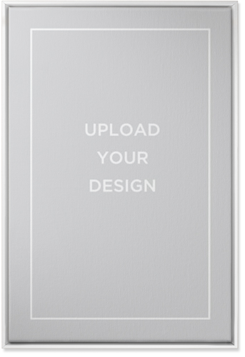 Upload Your Own Design Wall Art, White, Single piece, Canvas, 24x36, Multicolor, multi