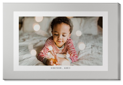 Frame Up Wall Art, No Frame, Single piece, Canvas, 24x36, Gray, silver lining