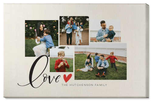 Just Hearts Wall Art, No Frame, Single piece, Canvas, 24x36, Beige