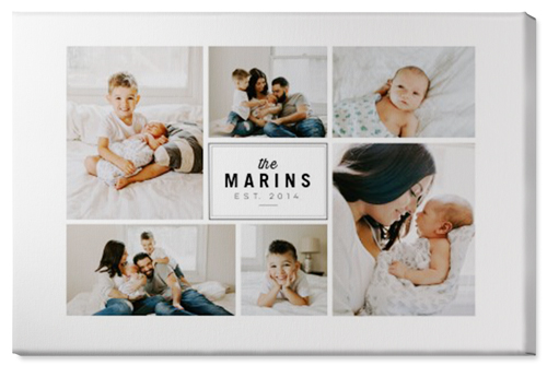 Round We Go Wall Art, No Frame, Single piece, Canvas, 24x36, White