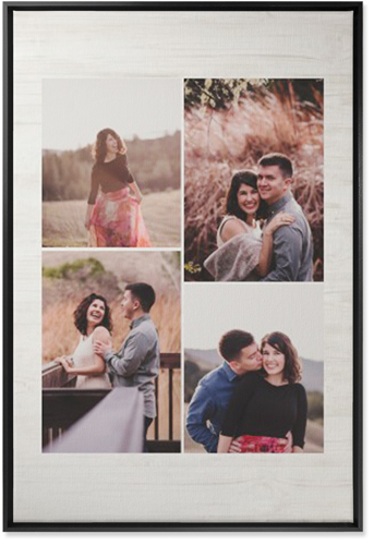 Four Winds Wall Art, Black, Single piece, Canvas, 24x36, Beige, wheat