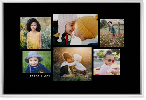 Six Times Wall Art, White, Single piece, Canvas, 24x36, Black